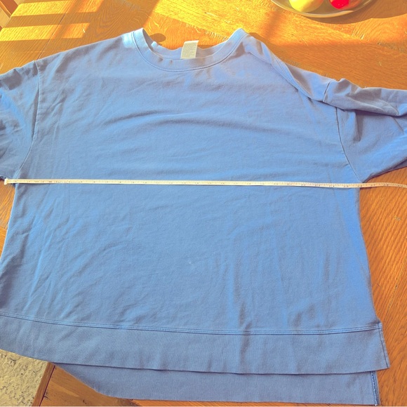 all in motion 1X blue women’s sweatshirt. So soft and comfortable, loose fit. - Picture 3 of 9